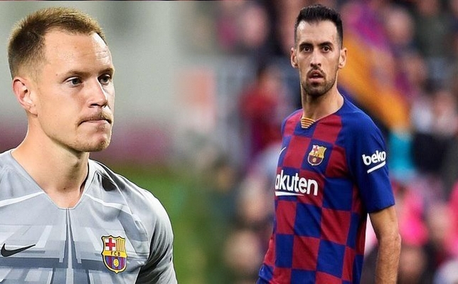 بوسكيتس تير شتيجن تير شتيغن سيرجيو بوسكيتس Sergio Busquets fc barcelone برشلونة هويسكا Huesca