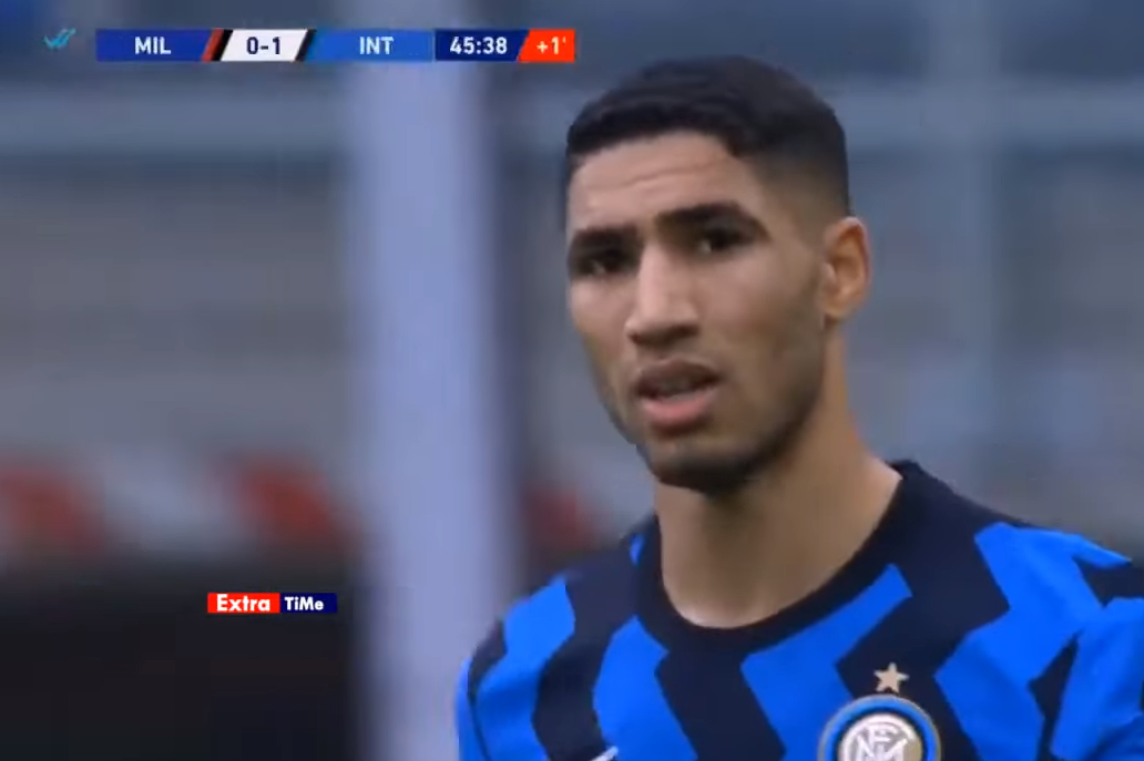 ملخص مباراة انترميلان وميلان 3-0 تألق أشرف حكيمي - عصام الشوالي achraf hakimi inter milan milan ac derby milano