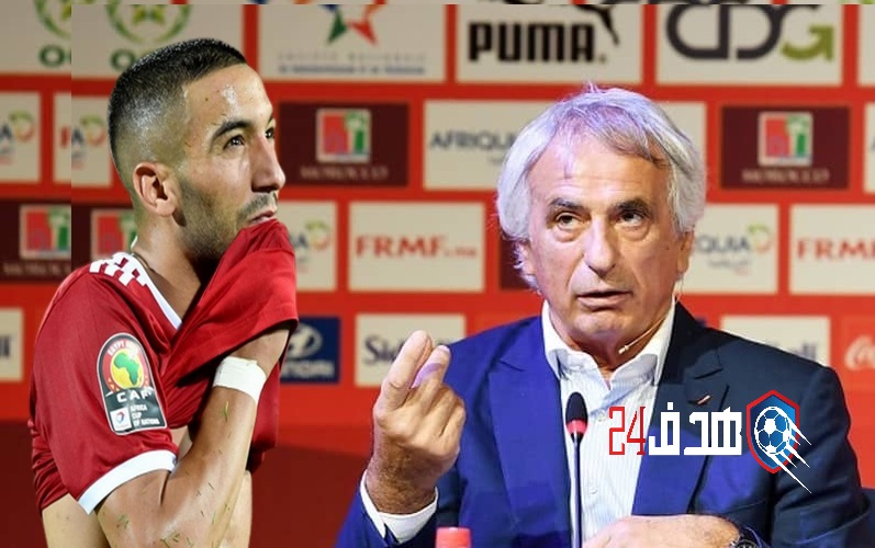 خليلوزيتش يصدم حكيم زياش, خليلوزيتش يستبعد حكيم زياش نهائيا , vahid halilhodzic ,hakim ziyech