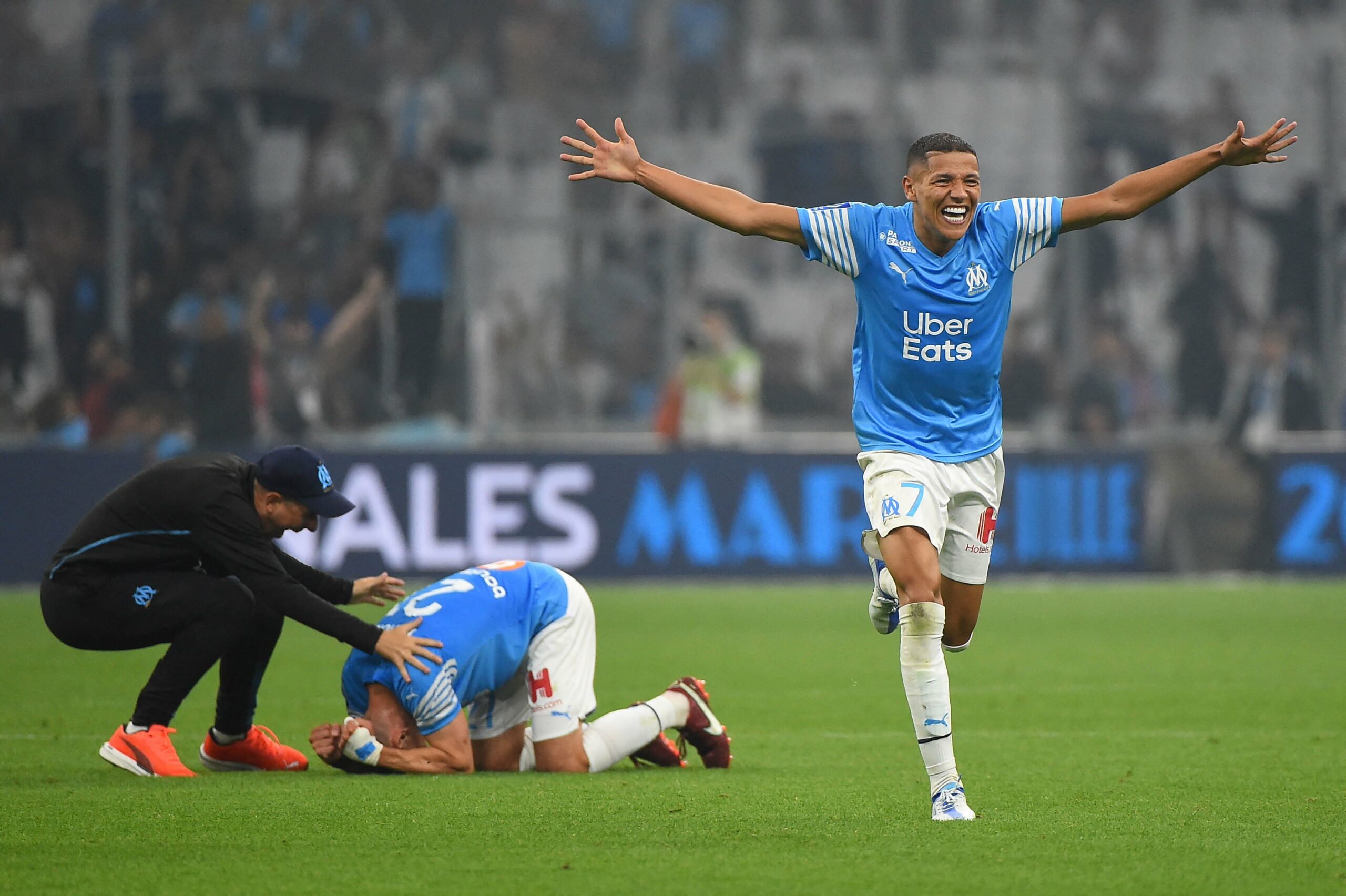 amine harit, assist amine Harit, assist harith, marseille, OM, om Amine Harit, أسيست أمين حارث, أمين حارث, أمين حاريث أولمبيك مرسيليا, أولمبيك مرسيليا, ستراسبورغ