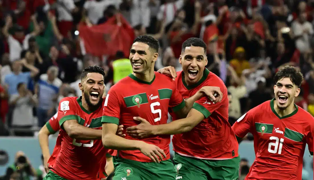 أسود الأطلس, مباراة المغرب وليبيريا