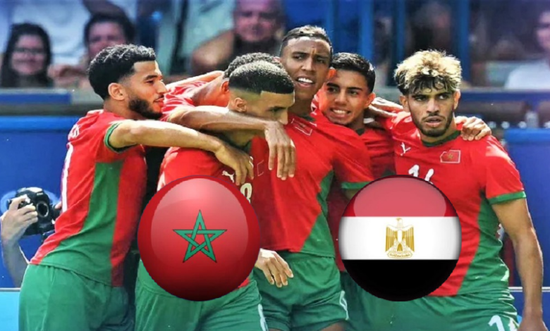 تشكيلة المنتخب المغربي ضد مصر