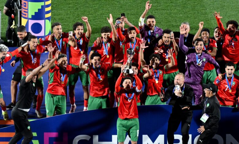 المغرب بطل العالم للشباب لأول مرة في تاريخ كرة القدم