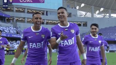 هدف الحسين رحيمي في الجولة السادسة من الدوري الإماراتي