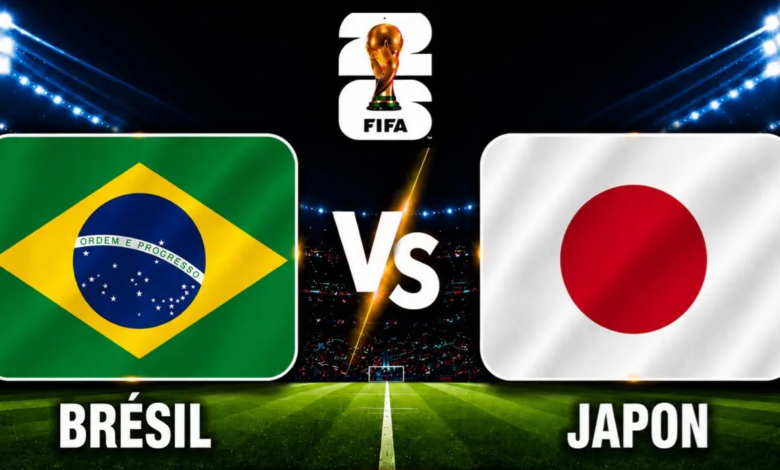 بث مباشر مباراة البرازيل واليابان Brazil vs japon