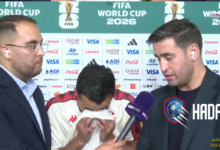   فيديو بكاء علي العبدي دموع علي العبدي عميد المنتخب التونسي