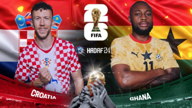 بث مباشر مباراة كرواتيا وغانا في كأس العالم