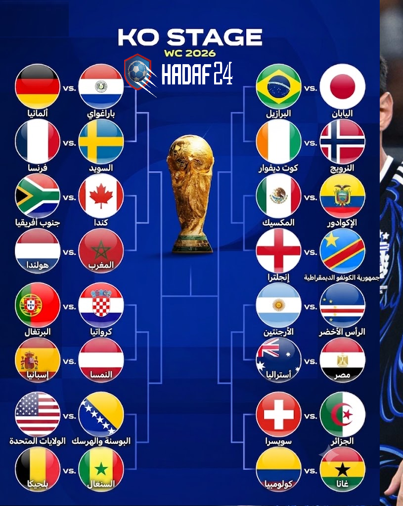 برنامج دور ثمن نهائ كأس العالم 2026