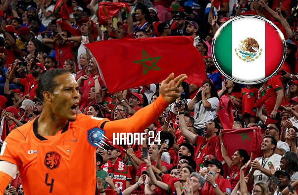 فان دايك يتحدى الجمهور المغربي والمكسيكي