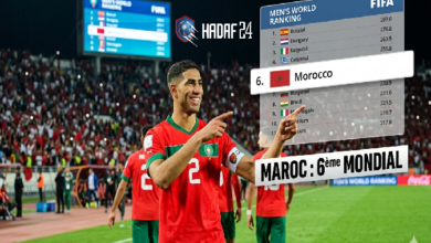 المنتخب المغربي يحتل المركز السادس عالميا