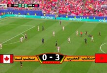 مباراة المغرب وكندا