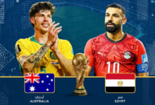 بث مباشر مبارة مصر واستراليا في كأس العالم