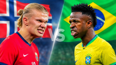 بث مباشر مباراة البرازيل والنرويج في كأس العالم