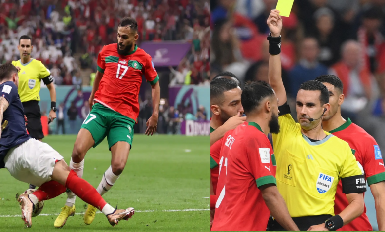 فار مباراة المغرب وفرنسا