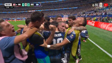 مباراة الأرجنتين وإنجلترا في كأس العالم