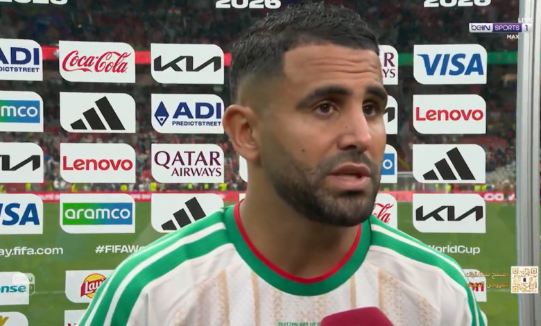 فيديو تصريح رياض محرز يعلن اعتزاله