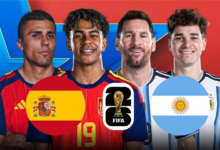 بث مباشر مباراة الأرجنتين وإسبانيا في كأس العالم