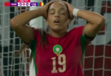 مباراة المغرب والكاميرون كأس افريقيا للسيدات