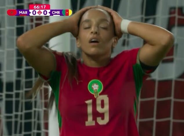 مباراة المغرب والكاميرون كأس افريقيا للسيدات