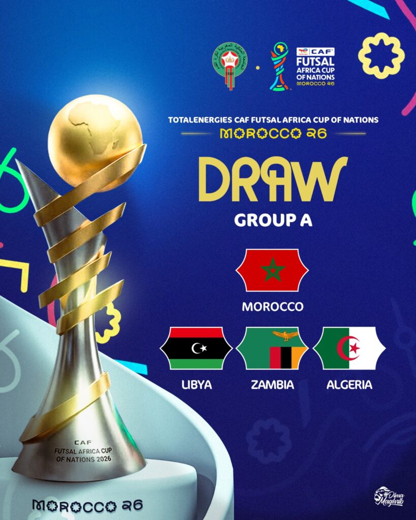  نتائج قرعة كأس أفريقيا للفوتسال
